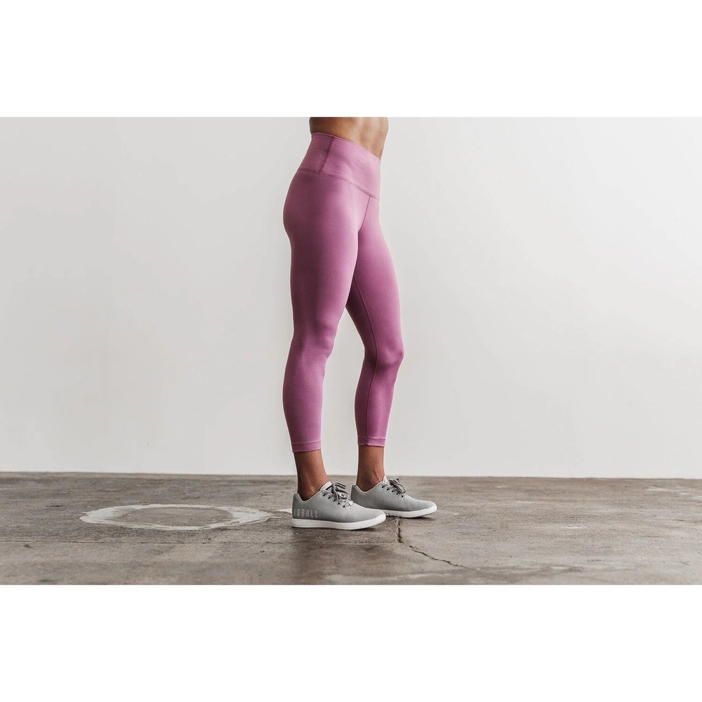 Nobull Womens 7/8 high rise Matte leggings orchid Purple Size Medium Htf Rare